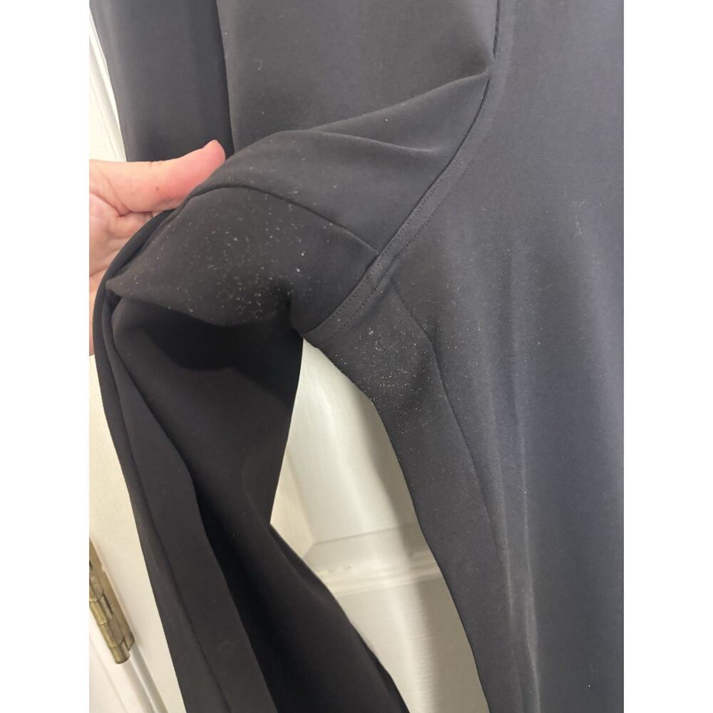 Athleta Black Venice Flare Pant Large High Rise Work Travel UPF 50 Casual Pocket - Picture 8 of 13